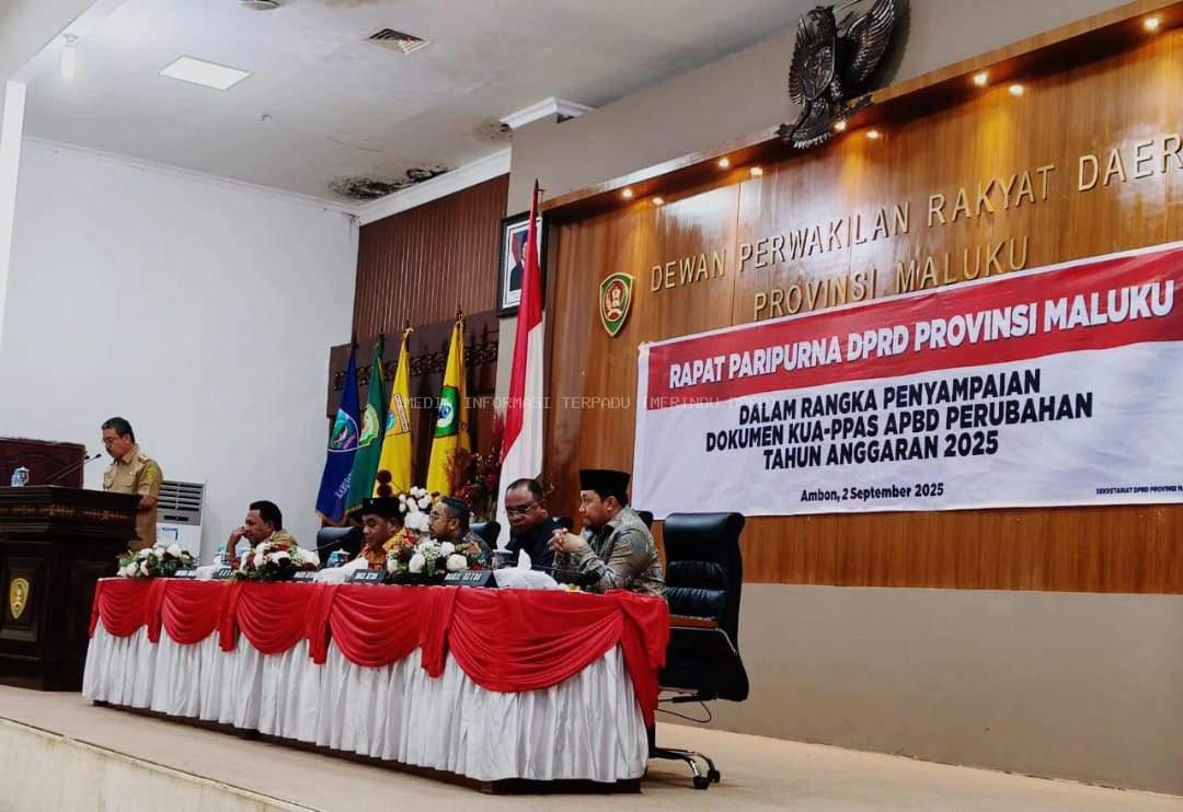 DPRD Maluku Terima Dokumen KUA-PPAS APBD-P Tahun 2025