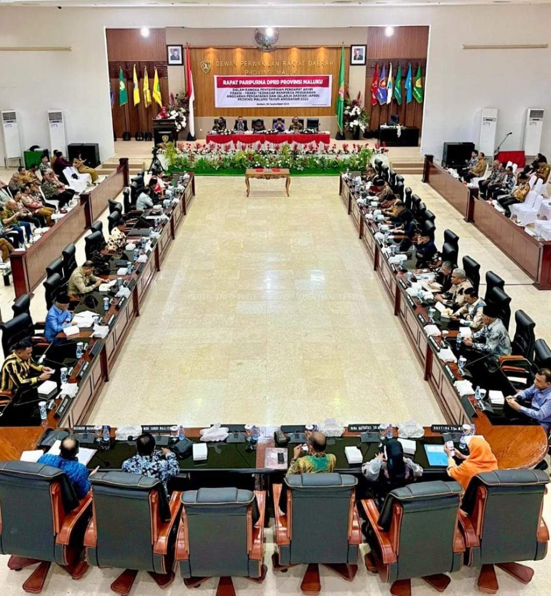 Perubahan APBD Maluku Tahun 2025 Disahkan