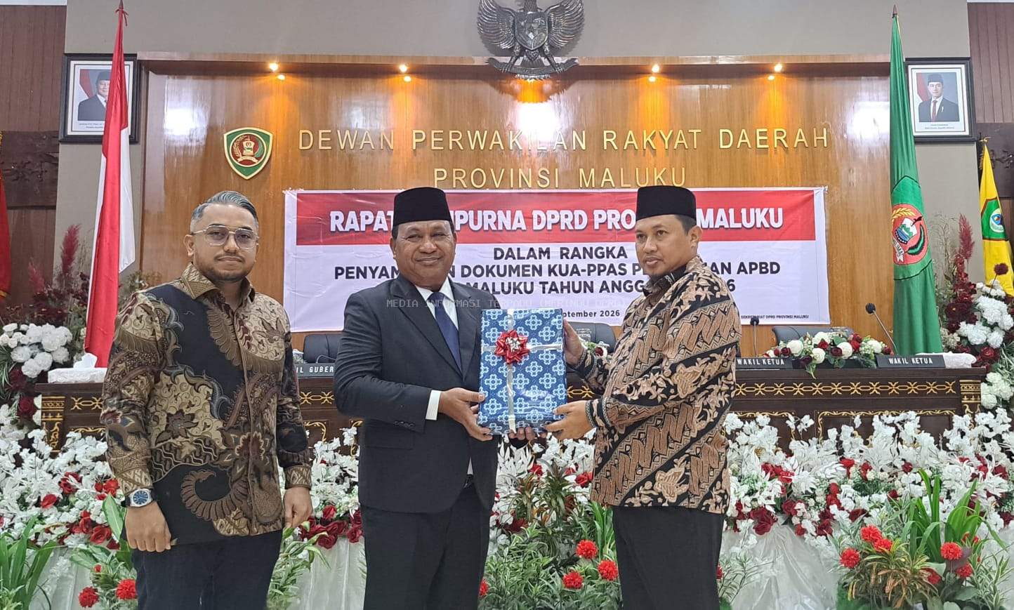 DPRD Maluku Terima Dokumen KUA-PPAS APBD Perubahan 2026